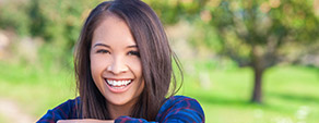 Young female patient with beautiful healthy smile